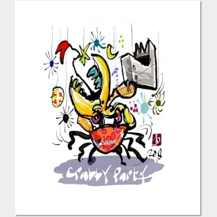 CRABBY PARTY Posters and Art